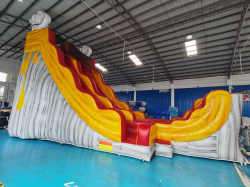 0207 1652933032 22' Volcanic eruption dual lane waterslide