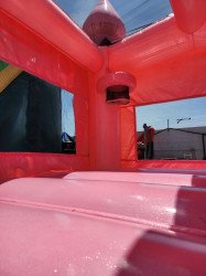 1000005205 1683919601 *13' x13' Pretty in Pink Glitter Castle Bounce House