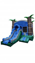 2 20230513 070637 0001 1684005931 4 in 1 Tropical Combo Bounce House w/ 7 ft. Slide