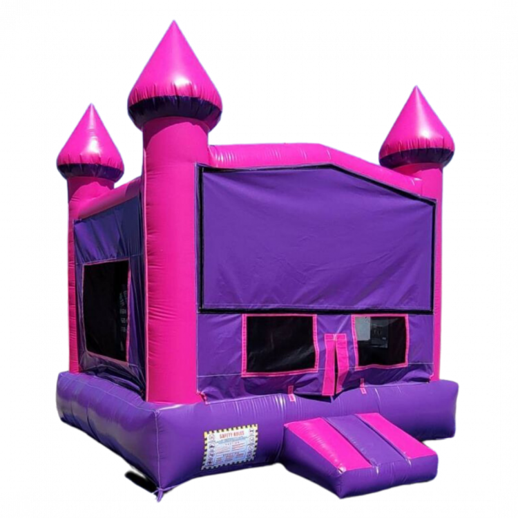 *13'x13' Purple & Pink Bounce House